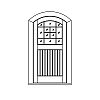 12-Lite over single panel segment top door
Panel- Flat
Glazing- SDL with segment top 12-Lite over single panel segment top door
Panel- Flat
Glazing- SDL with segment top