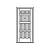11-Panel surrounding single lite door
Panel- Raised
Glazing- IG