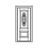 Single eliptical top lite over single panel door
Panel- Raised
Glazing- IG decorative Single eliptical top lite over single panel door
Panel- Raised
Glazing- IG decorative