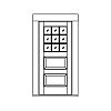 9-Lite over 2-panel door
Panel- Raised
Glazing- TDL IG 9-Lite over 2-panel door
Panel- Raised
Glazing- TDL IG