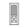 Single Lite with shelf over crossbuck slab door
Panel- Flat
Glazing- IG with Byzantine top Single Lite with shelf over crossbuck slab door
Panel- Flat
Glazing- IG with Byzantine top
