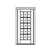 15-Lite door
Panel- None
Glazing- SDL IG