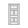 Single lite over 4-panel door
Panel- Raised
Glazing- IG Single lite over 4-panel door
Panel- Raised
Glazing- IG
