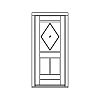 Custom diamond lite within panel over 2-panel door
Panel- Flat
Glazing- Safety Custom diamond lite within panel over 2-panel door
Panel- Flat
Glazing- Safety