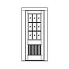 9-Lite over plank panel door
Panel- Beadboard
Glazing- SDL IG