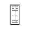 11-Lite door
Panel- None
Glazing- SDL IG