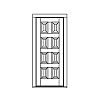 8-Panel door
Panel-Raised
Glazing- None