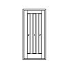 3-Lite door
Panel- None
Glazing- IG 3-Lite door
Panel- None
Glazing- IG
