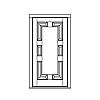 6-Panel door
Panel- Raised
Glazing- None