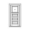Single lite with shelf over 3-panel door
Panel- Raised
Glazing- IG Single lite with shelf over 3-panel door
Panel- Raised
Glazing- IG