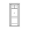 3-Lite over single panel door
Panel- Flat
Glazing- SDL IG 3-Lite over single panel door
Panel- Flat
Glazing- SDL IG