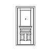 Single lite with shelf over 3-panel door
Panel- Raised
Glazing- IG Single lite with shelf over 3-panel door
Panel- Raised
Glazing- IG