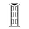 6-Panel segment top door
Panel- Raised
Glazing- None 6-Panel segment top door
Panel- Raised
Glazing- None