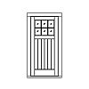 6-Lite with shelf within plank door
Panel- tongue & groove
Glazing- TDL 6-Lite with shelf within plank door
Panel- tongue & groove
Glazing- TDL