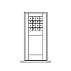 16-Lite over single panel door
Panel- Flat
Glazing- SDL 16-Lite over single panel door
Panel- Flat
Glazing- SDL