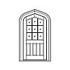 9-Lite over 3 panel gothic door
Panel- Flat
Glazing- SDL with gothic top 9-Lite over 3 panel gothic door
Panel- Flat
Glazing- SDL with gothic top