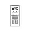 6-Lite with shelf over 3-panel door
Panel- Raised
Glazing- TDL with 2-decorative 6-Lite with shelf over 3-panel door
Panel- Raised
Glazing- TDL with 2-decorative
