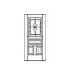 Single lite with shelf over 3-panel door
Panel- Raised
Glazing- IG decorative Single lite with shelf over 3-panel door
Panel- Raised
Glazing- IG decorative