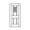 7-Panel door with speakeasy
Panel- Flat
Glazing- None 7-Panel door with speakeasy
Panel- Flat
Glazing- None