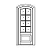 8-Lite with shelf over single panel door
Panel- Raised
Glazing- TDL IG 8-Lite with shelf over single panel door
Panel- Raised
Glazing- TDL IG