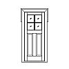 4-Lite over 2-panel door
Panel- Flat
Glazing- TDL IG 4-Lite over 2-panel door
Panel- Flat
Glazing- TDL IG