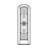 Single lite segment top door
Panel- None
Glazing- IG Single lite segment top door
Panel- None
Glazing- IG