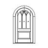 6-Lite over single panel half-round top door
Panel- Raised
Glazing- IG Gothic-style 6-Lite over single panel half-round top door
Panel- Raised
Glazing- IG Gothic-style