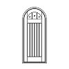 3-Lite over single planked panel half-round top door
Panel- V-groove
Glazing- IG half-round top 3-Lite over single planked panel half-round top door
Panel- V-groove
Glazing- IG half-round top