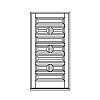 10-Panel door
Panel- Raised
Glazing- None