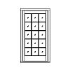 15-Lite door
Panel- None
Glazing- TDL IG 15-Lite door
Panel- None
Glazing- TDL IG