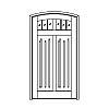 6-Lite over 2-panel segment top door
Panel- Flat
Glazing- SDL IG segment top 6-Lite over 2-panel segment top door
Panel- Flat
Glazing- SDL IG segment top