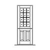 12-Lite over 2-panel Dutch door
Panel- Raised
Glazing- SDL IG 12-Lite over 2-panel Dutch door
Panel- Raised
Glazing- SDL IG