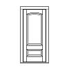 2-Panel door
Panel- Raised
Glazing- None