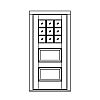 9-Lite over 2-panel door
Panel- Raised
Glazing- TDL IG 9-Lite over 2-panel door
Panel- Raised
Glazing- TDL IG