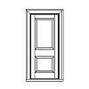 2-Panel door
Panel- Raised
Glazing- None