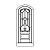 Single lite with grille over single panel segment top door
Panel- Raised
Glazing- IG Single lite with grille over single panel segment top door
Panel- Raised
Glazing- IG