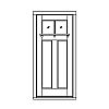 2-Lite with shelf over 2-panel door
Panel- Flat
Glazing- SDL 2-Lite with shelf over 2-panel door
Panel- Flat
Glazing- SDL