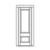 2-Panel door
Panel- Raised
Glazing- None