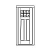 6-Lite over 2-panel door with angled stiles
Panel- Flat
Glazing- TDL 6-Lite over 2-panel door with angled stiles
Panel- Flat
Glazing- TDL