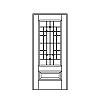 Single lite over single panel door
Panel- Raised
Glazing- IG decorative