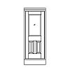 Single lite over 2-panel door
Panel- Raised
Glazing- IG