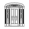 5-Panel door with 13-Lite with shelf over single panel sidelites and 15-Lite eliptical top transom
Panel- Raised
Glazing- SDL 5-Panel door with 13-Lite with shelf over single panel sidelites and 15-Lite eliptical top transom
Panel- Raised
Glazing- SDL