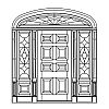 8-Panel door with single lite with shelf over single panel sidelites and single lite eliptical top transom
Panel- Raised
Glazing- IG 8-Panel door with single lite with shelf over single panel sidelites and single lite eliptical top transom
Panel- Raised
Glazing- IG