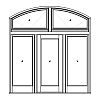 Full view door with full view sidelites and 2-Lite hopper style transom
Panel- None
Glazing- IG Full view door with full view sidelites and 2-Lite hopper style transom
Panel- None
Glazing- IG