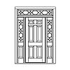 6-Panel door with 4-Lite sidelites and half round decorative transom
Panel- Raised
Glazing- SDL 6-Panel door with 4-Lite sidelites and half round decorative transom
Panel- Raised
Glazing- SDL