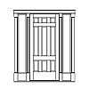 9-Panel door with single lite sidelites
Panel- Flat
Glazing- IG 9-Panel door with single lite sidelites
Panel- Flat
Glazing- IG