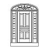 5-Panel door with 5-Lite sidelites and 5-Panel door with 5-Lite sidelites and