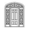 6-Panel door with single lite sidelites and single lite eliptical top transom
Panel- Raised
Glazing- IG decorative 6-Panel door with single lite sidelites and single lite eliptical top transom
Panel- Raised
Glazing- IG decorative