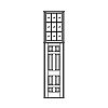8-Panel door with 9-Lite transom
Panel- Raised
Glazing- SDL IG 8-Panel door with 9-Lite transom
Panel- Raised
Glazing- SDL IG
