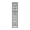 8-Panel door with 11-Lite transom
Panel- Raised
Glazing- SDL IG 8-Panel door with 11-Lite transom
Panel- Raised
Glazing- SDL IG